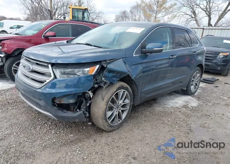 2016 Ford Edge Titanium z USA, uszkodzony, nr VIN 2FMPK4K99GBB72012